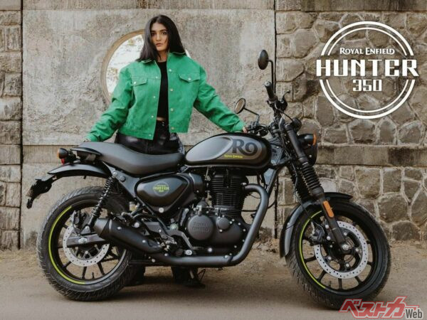 【新車】ロイヤルエンフィールド「HUNTER 350」2026年モデルに斬新な新色「Graphite Grey」が登場！ 6/22発売