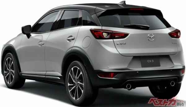 マツダ2をベースとしたコンパクトSUV「CX-3」。マツダの次世代の小型車戦略は、このクルマが中心的な存在となる見込みだ