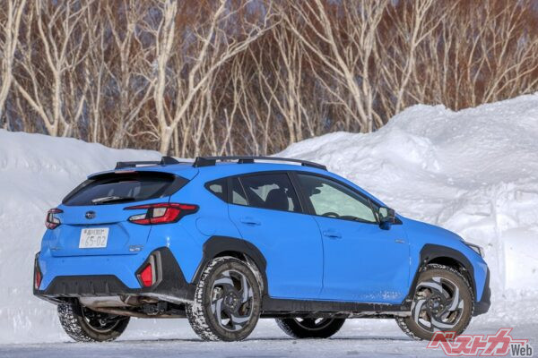後ろからみれば、その頼もしい車高の高さが一目瞭然