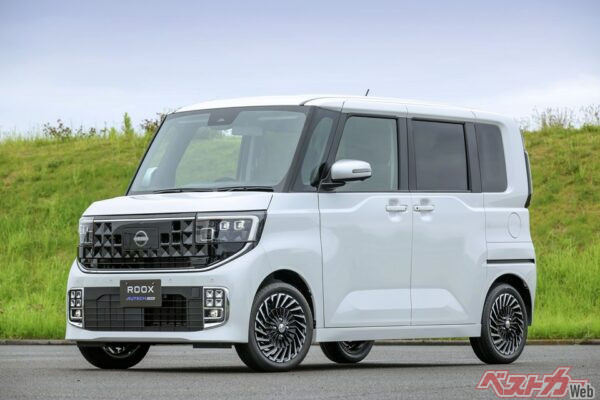 ルークス オーテックライン。一番わかりやすいハイウェイスターとの見た目上の違いはやはりホイール
