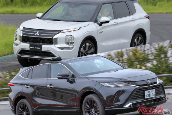 アウトランダーPHEV対ハリアーPHEV!! 補助金込みで考えるとお得なのはどっち？
