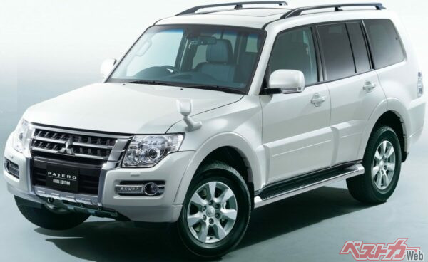 国内最終型となった2019年に登場のパジェロ FINAL EDITION。中古車市場では、いまだに最終型が500万円以上で取引されている