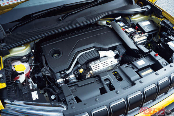 パワーユニットは1.2Lガソリンターボエンジンをベースにした電動4WD