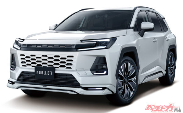 RAV4(for Z)。フロント、サイド、リアのトータルコーディネートによりRAV4のアーバンSUVのイメージがさらに倍化される