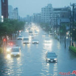 台風襲来!　線状降水帯が発生!!　いったいどうすればいいの？　冠水したらもう廃車？　クルマの冠水対策のすべて