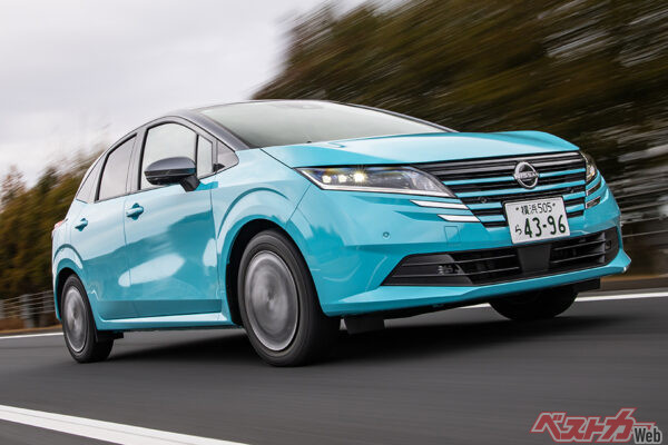 日産 ノート(2026年3月の月販台数:5887台 価格:232万8700~310万8600円)