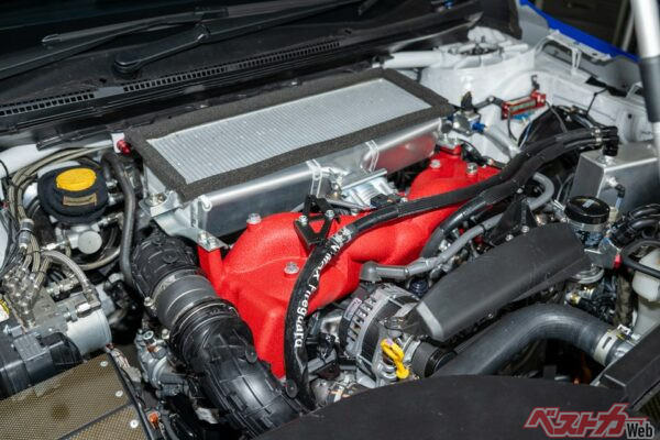 FA24ターボエンジンは300psオーバーのポテンシャルを発揮する(写真はハイパフォX IIのもの)