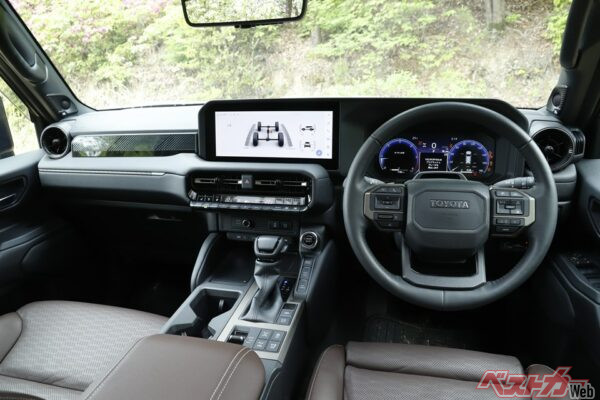 ランクル250の運転席まわり