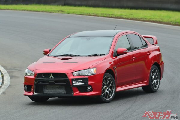 生産終了してなおも根強いファンがおり、生産終了が惜しまれたランサーエボリューションX。写真はランサーエボリューションX ファイナルエディション