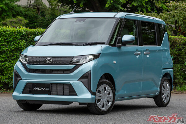 ダイハツ ムーヴ。価格帯：135万8500～202万4000円。最廉価グレード＝L 135万8500円。シリーズ初のスライドドアを装備