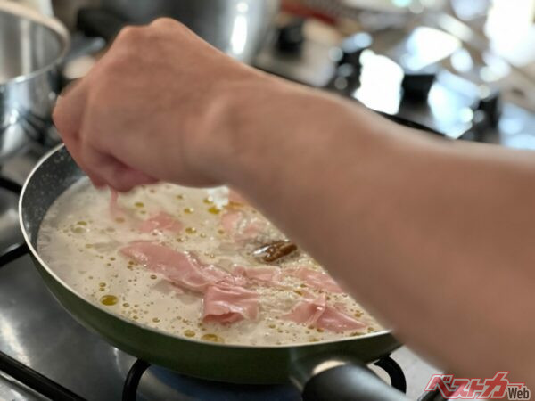 節約のために毎日自炊。おいしそう!!