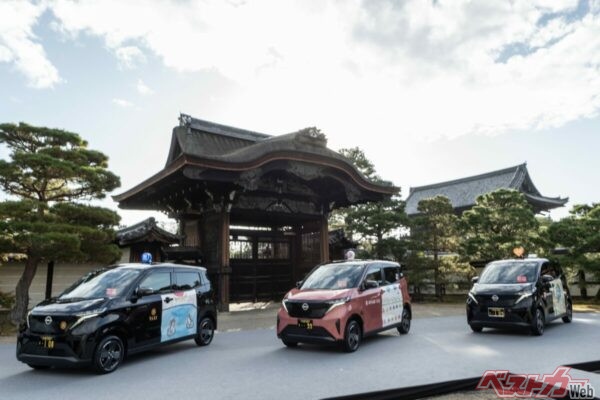 すでに京都では2022年に日産 サクラでタクシー運行を開始しており、前例は十分だ