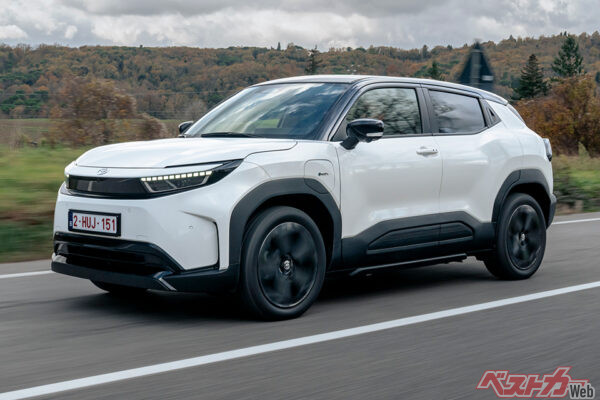 トヨタの欧州向け小型EV「アーバンクルーザー」。スズキ eビターラのOEMだ