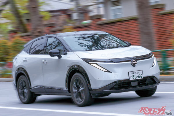 2025年12月に大幅改良を受けた日産 アリア