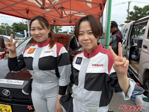 日産自動車大学校の学生さんたち。老若男女問わず奮闘中！