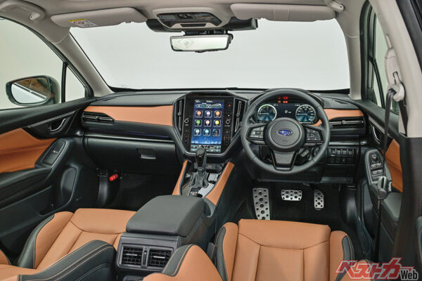 レヴォーグ、レイバックともにFタイプに。「My Subaru Connect」にリモートハザード機能を追加、SIドライブ制御変更、内装仕様変更が行われた（写真はレイバックS:HEVモデル）