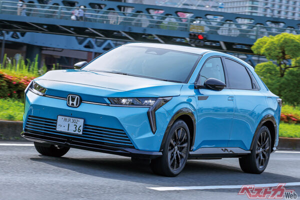 2026年3月に先行公開された4代目となる新型ホンダ インサイト。ハイブリッドからBEVに宗旨替えだ