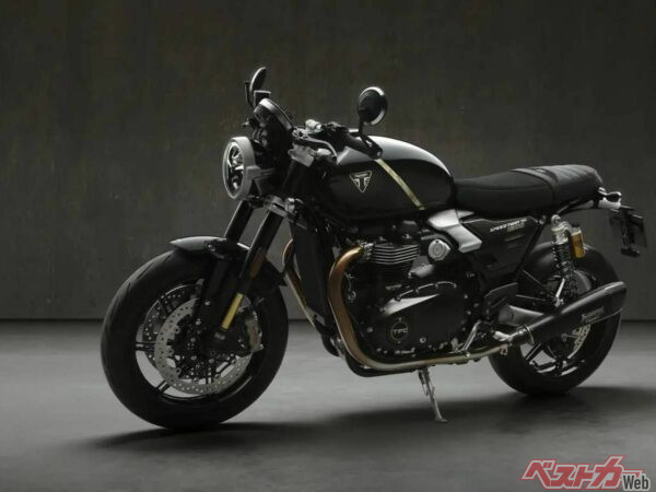 【新車】トライアンフ特別仕様車『SPEED TWIN 1200 TFC』9月発売！世界限定750台、オーリンズサス等専用カスタム採用