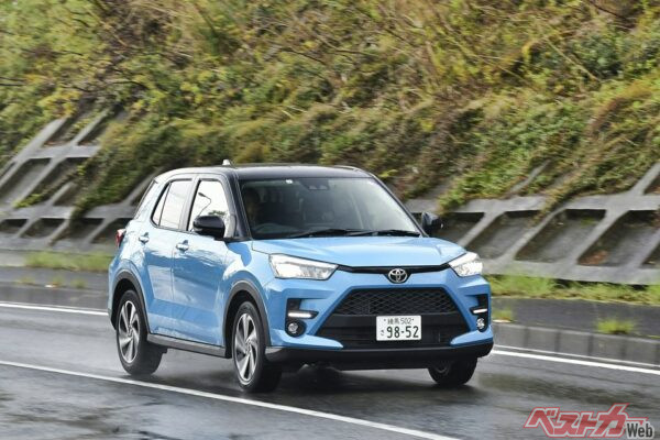 ダイハツ ロッキーのOEMであり、若年層からの人気もあるトヨタのコンパクトSUVライズ