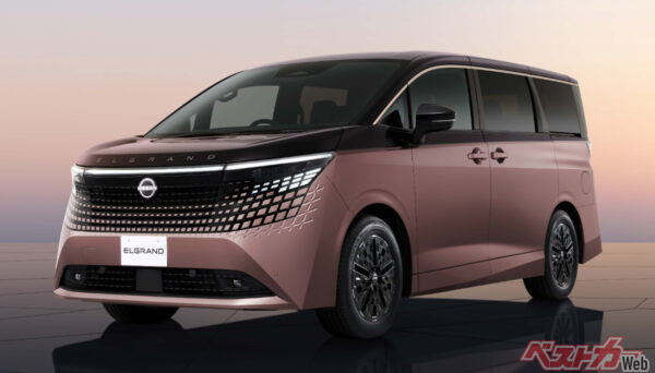 ついに正式デビューとなった新型エルグランド。全車e-POWERでハイブリッド化した。発売前受注は6000台