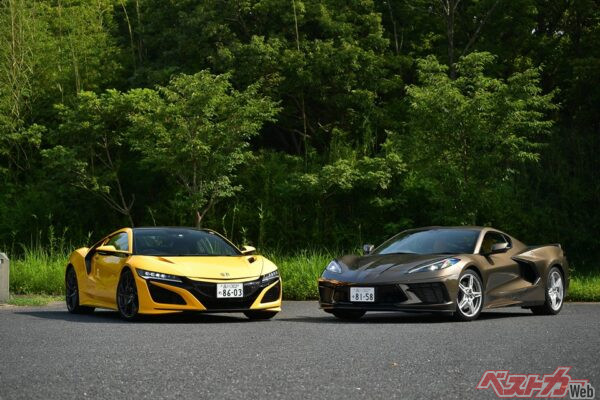 現行C8でミッドシップ化されたコルベットと同じくMRで日本のスーパーカーと言われる2代目NSX(製造はアメリカ)