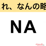 【今さら聞けない!?】これ、なんの略？ 自動車界の略語クイズ「NA」