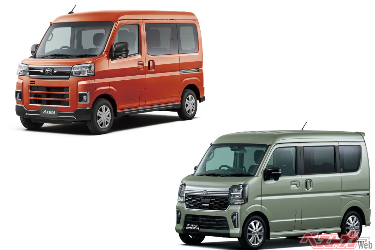 ターボ×CVTの軽バン頂上決戦！ スズキ エブリイワゴン vs ダイハツ