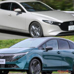 上質な小型車ならどっち!?　日産ノート オーラ対マツダ3を内装と走りで比較