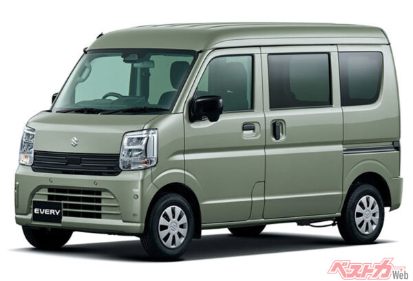 商用車としての高い積載性と機能性を追求した実用性重視の箱型スタイル