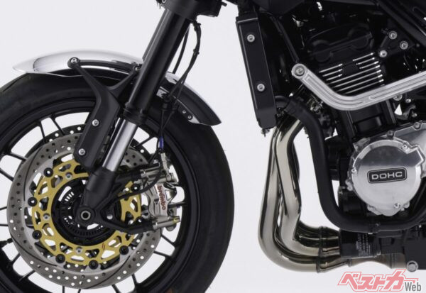 ブレーキフィール爆上がり!! カワサキ Z900RSのブレンボチューン対応ホースが登場!!