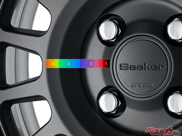シーカーFDのディッシュ部分に施された4段階に変化する断面