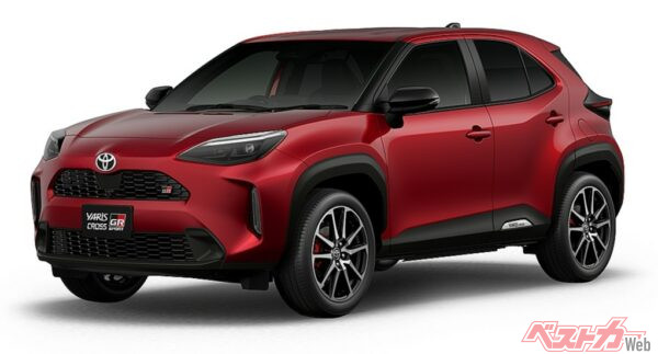 商品改良を実施したヤリスクロスGR SPORT（ハイブリッド・オプション装着車）