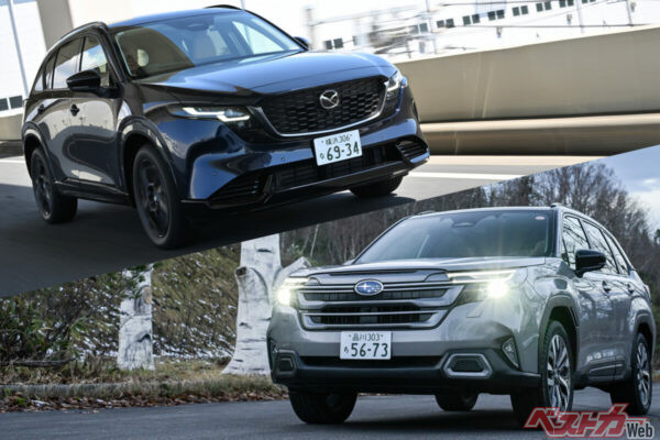 新型CX-5対フォレスター!! 人気国産SUVのポイントは上質感か悪路性能か？