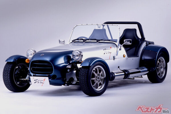 ミツオカ ゼロワン（中古車相場：総額290万～450万円）。初代ロードスターのコンポーネントを流用した和製スーパーセブン