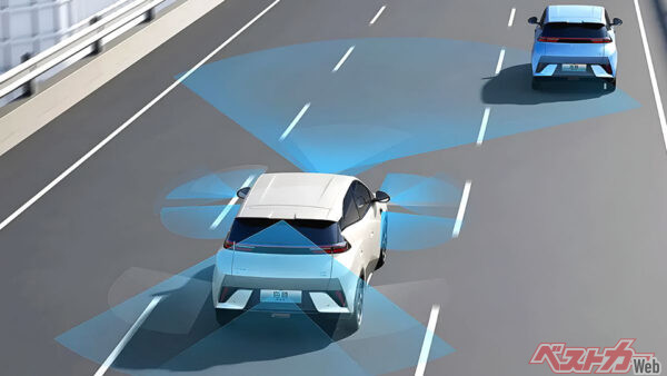 BYDの先進運転支援「天神之眼」。3つの仕様を車両価格帯によって使い分けている