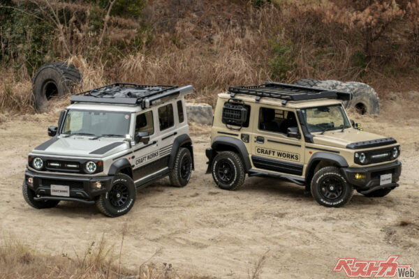 背面ラダーがカッコよし!! ジムニー専用の新作カスタムパーツがなんと24種も登場!!
