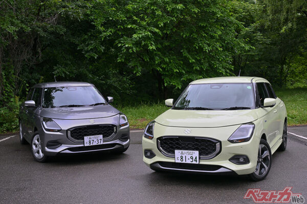スズキ スイフト。一番安いエントリーグレード「XG」は172万7000円。軽自動車よりもお手頃価格だ