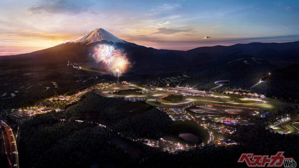 小山PAについては、2022年に推進が発表された「富士モータースポーツフォレスト」プロジェクトでもその構想が確認できる