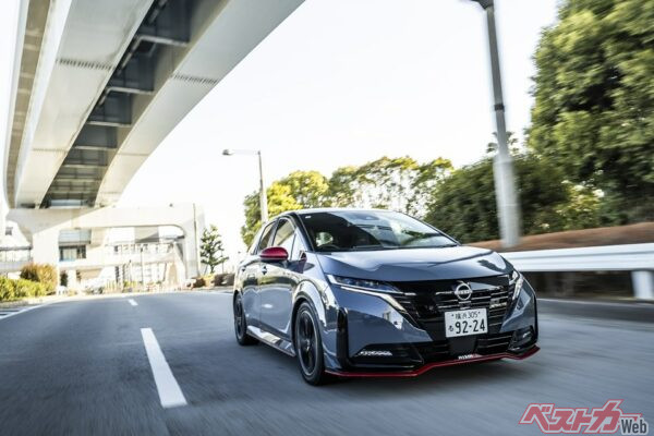 コンパクトカーのなかでもピカイチの性能を持つノートオーラNISMO