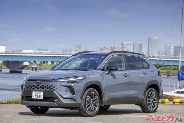 カローラクロスはすでにガソリンモデルが廃止されハイブリッド専用車種となっている