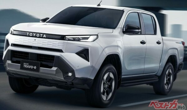 2025年11月にタイで発表となった新型「ハイラックス」のBEVモデル。タイでは「Hilux Travo-e」としてすでに販売されている（写真はプロトタイプ）