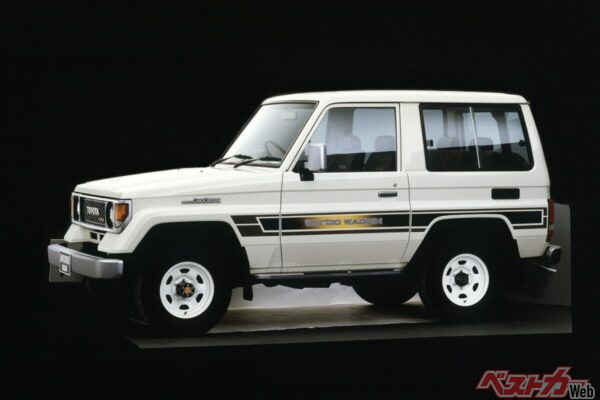 ランクルプラドは、1984年に登場したランドクルーザーワゴン（日本発売は1985年から）が源流。70系のライトデューティー版として発表された