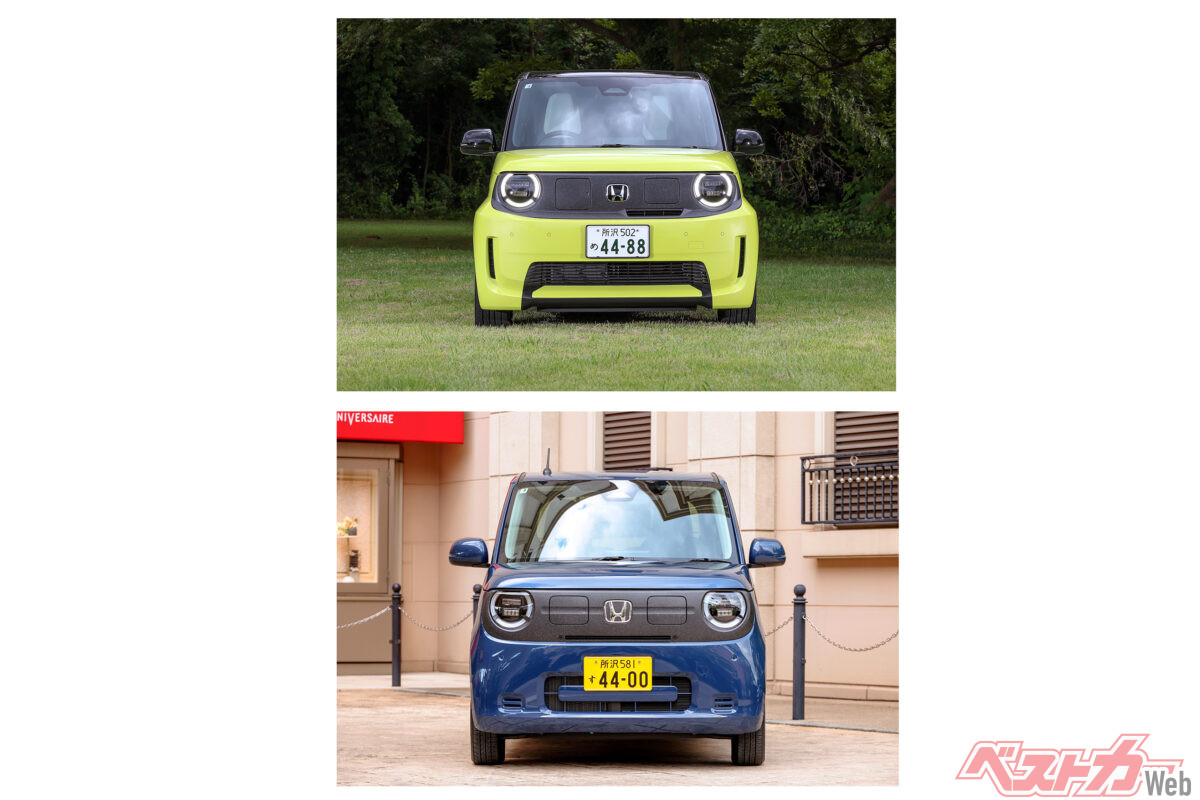 N-ONE e:と並べてみるとそのつくりの違いがよく分かる