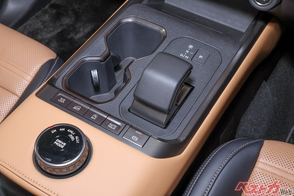 新型パジェロの別タイプのシフト