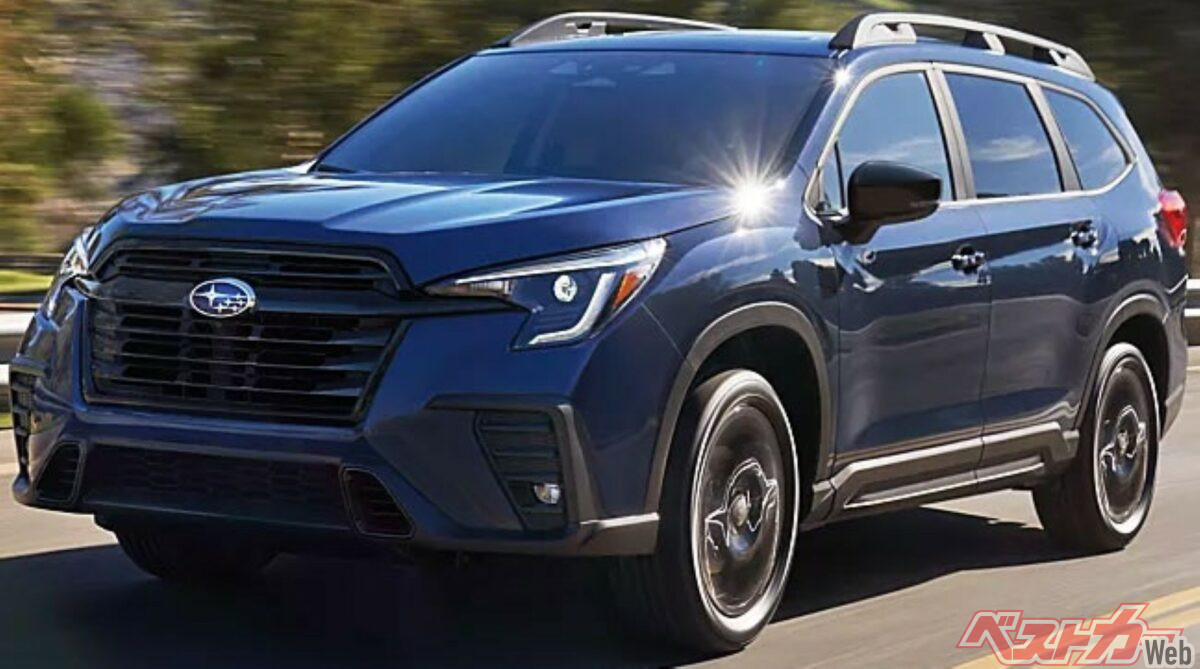 米国インディアナ州のSIAで生産されるスバル「アセント」。2026年後半を目途に日本導入が検討されている