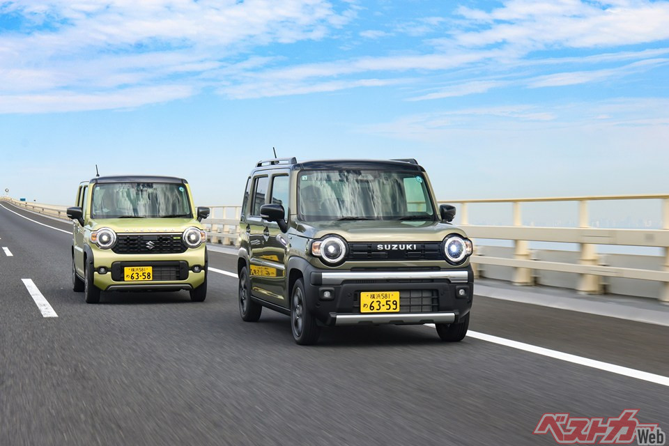 新型ハスラーは走りやすさ、使いやすさ、安全性いずれもさらに快適となったことを実感