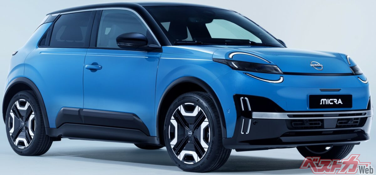 2025年に発表されたBEV専用モデルの新型マイクラ。日本市場導入へのアナウンスはいまのところない