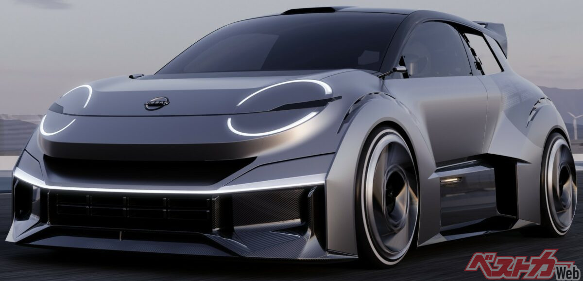 Nissan Concept 20-23。コンパクトカーの枠に収まらない迫力。見ているだけで胸が高鳴るデザインだ