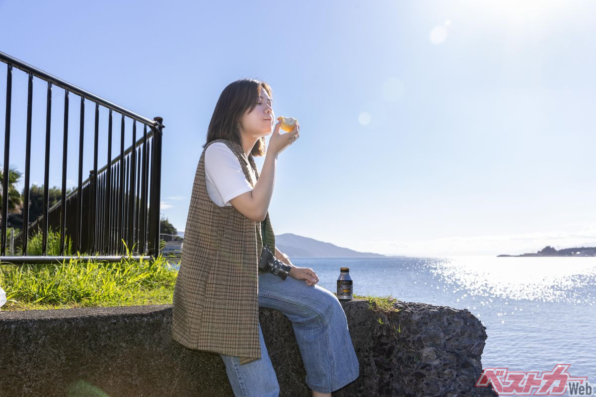 小休止ついでに、帰りまで待てずイタリアンロールをパクリ（笑）
