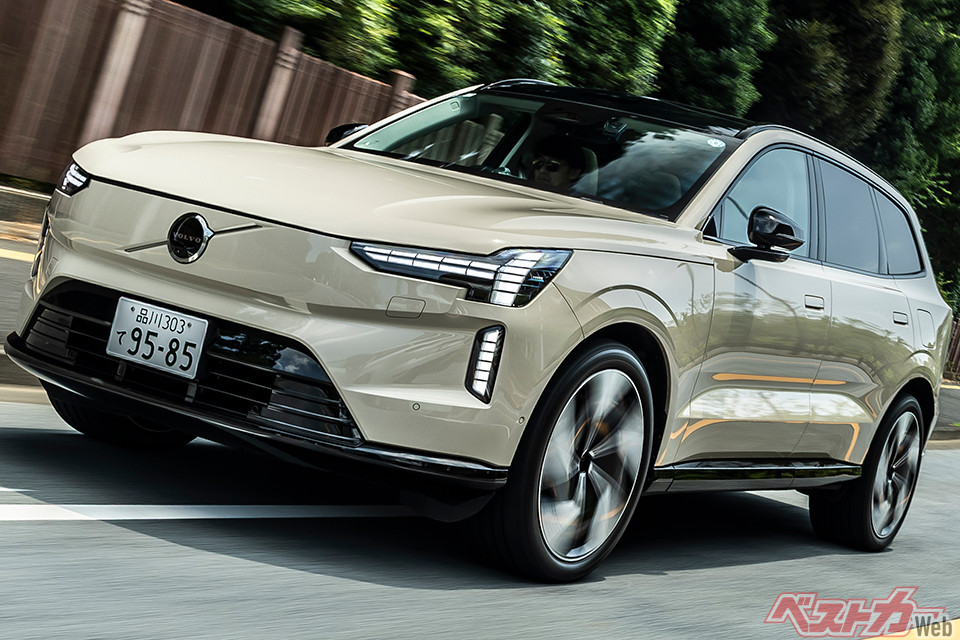 レクサス「TZ」の強敵になる!? 680馬力で3列シートの最上級EV！ ボルボ「EX90」の実力とは